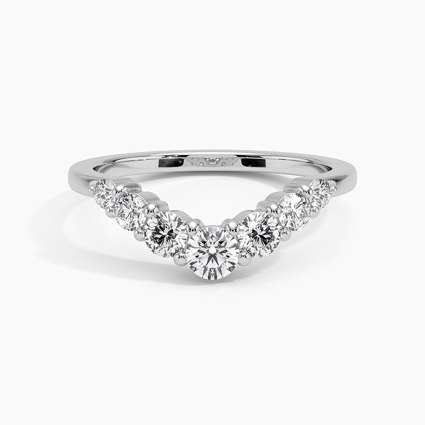 Emilie Seven Stone Contour Lab Diamond Ring (1/2 ct. tw.)