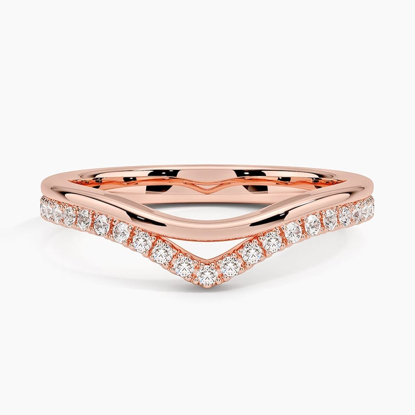 Mara Double Contoured Diamond Ring