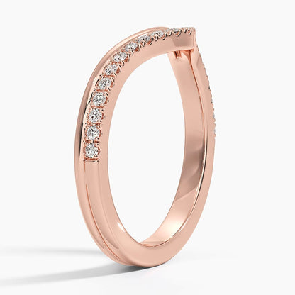Mara Double Contoured Diamond Ring