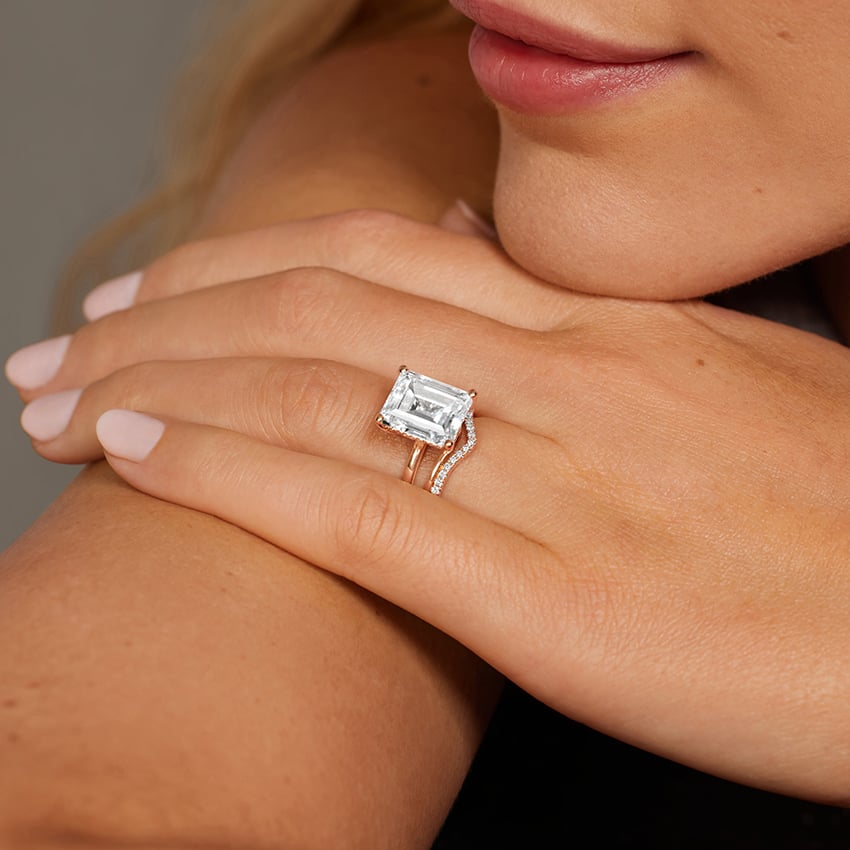 Mara Double Contoured Diamond Ring