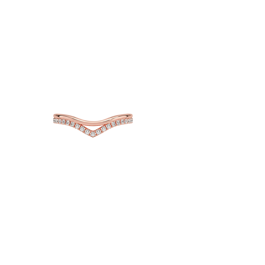 Mara Double Contoured Diamond Ring