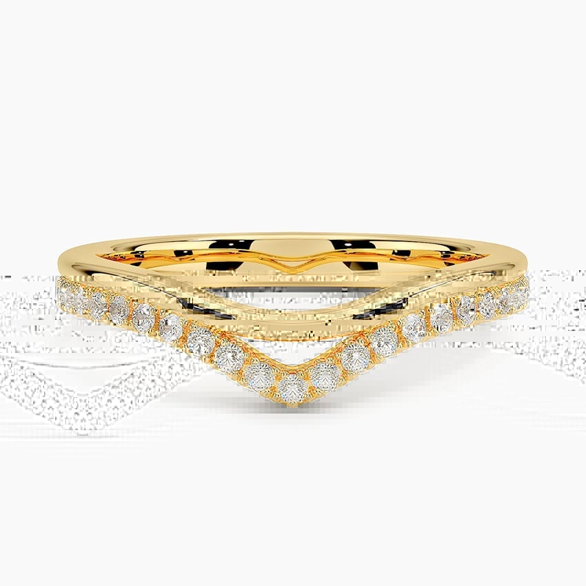 Mara Double Contoured Diamond Ring
