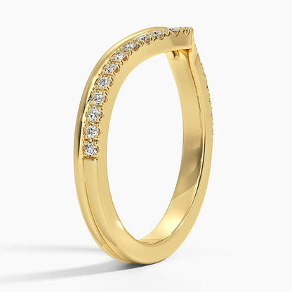 Mara Double Contoured Diamond Ring