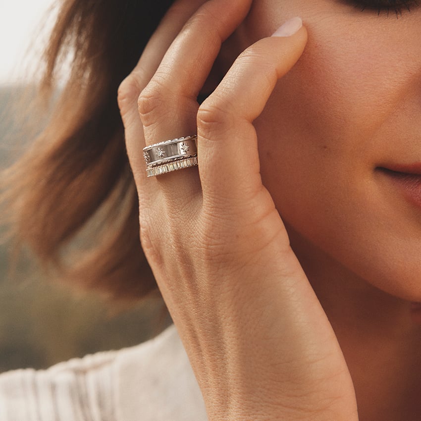 Petite Lina Baguette Diamond Ring