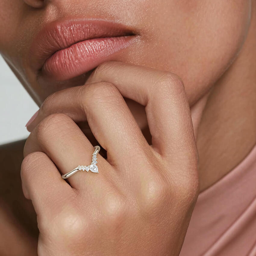 Lunette Diamond Ring (1/5 ct. tw.)
