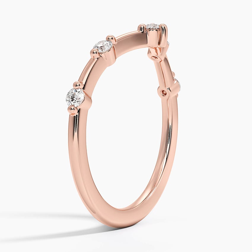 Aimee Contour Lab Diamond Ring