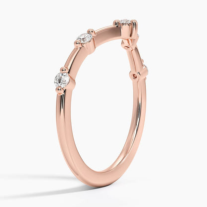 Aimee Contour Lab Diamond Ring