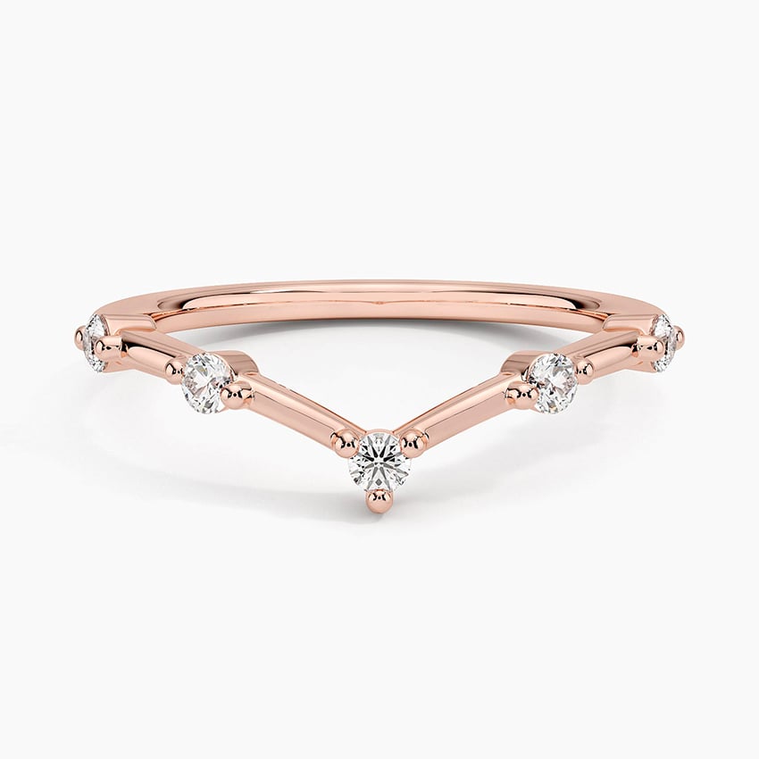 Aimee Contour Diamond Ring