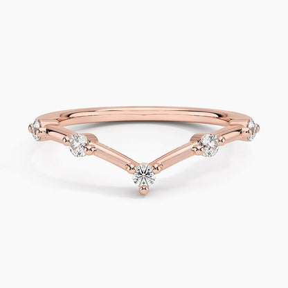 Aimee Contour Diamond Ring