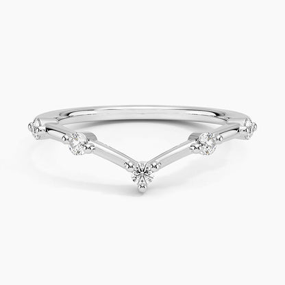 Aimee Contour Lab Diamond Ring