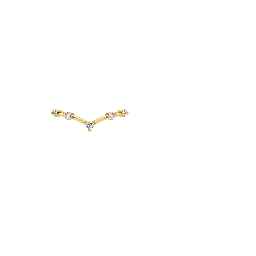 Aimee Contour Diamond Ring