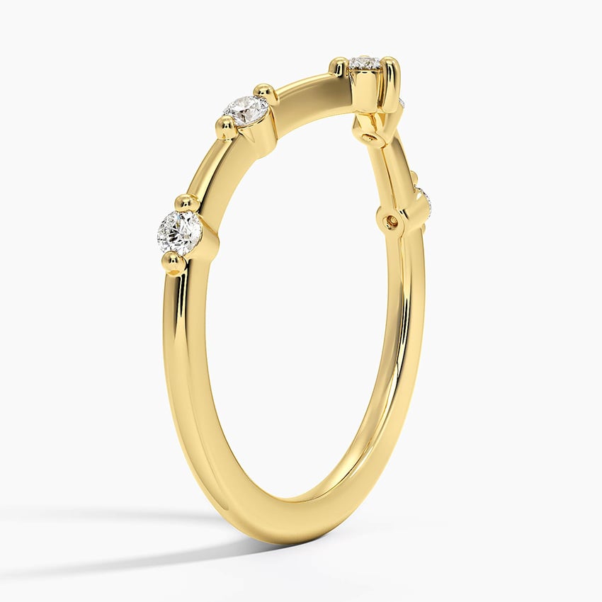 Aimee Contour Lab Diamond Ring