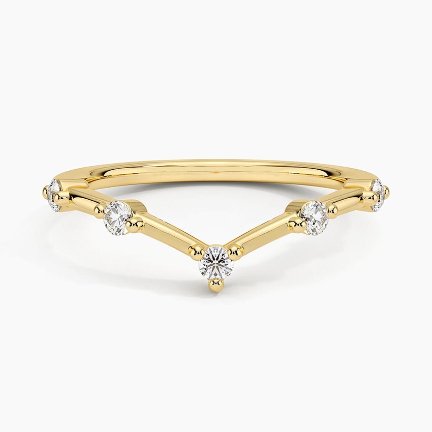 Aimee Contour Diamond Ring