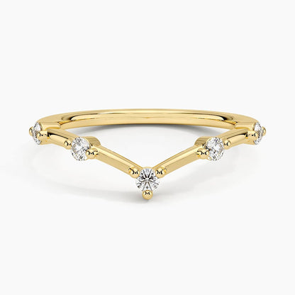 Aimee Contour Diamond Ring