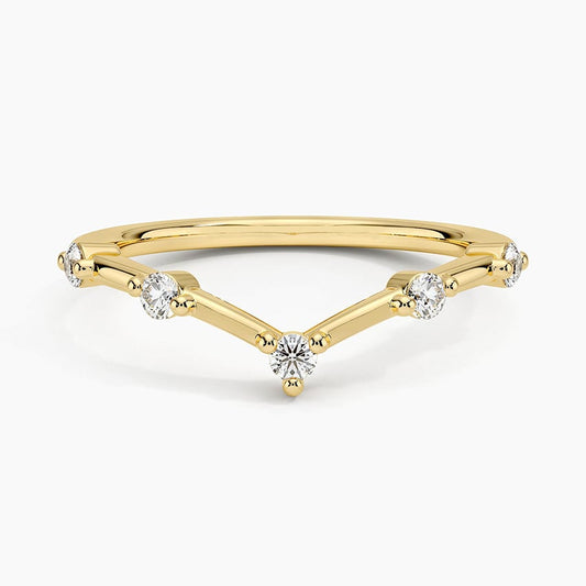 Aimee Contour Diamond Ring