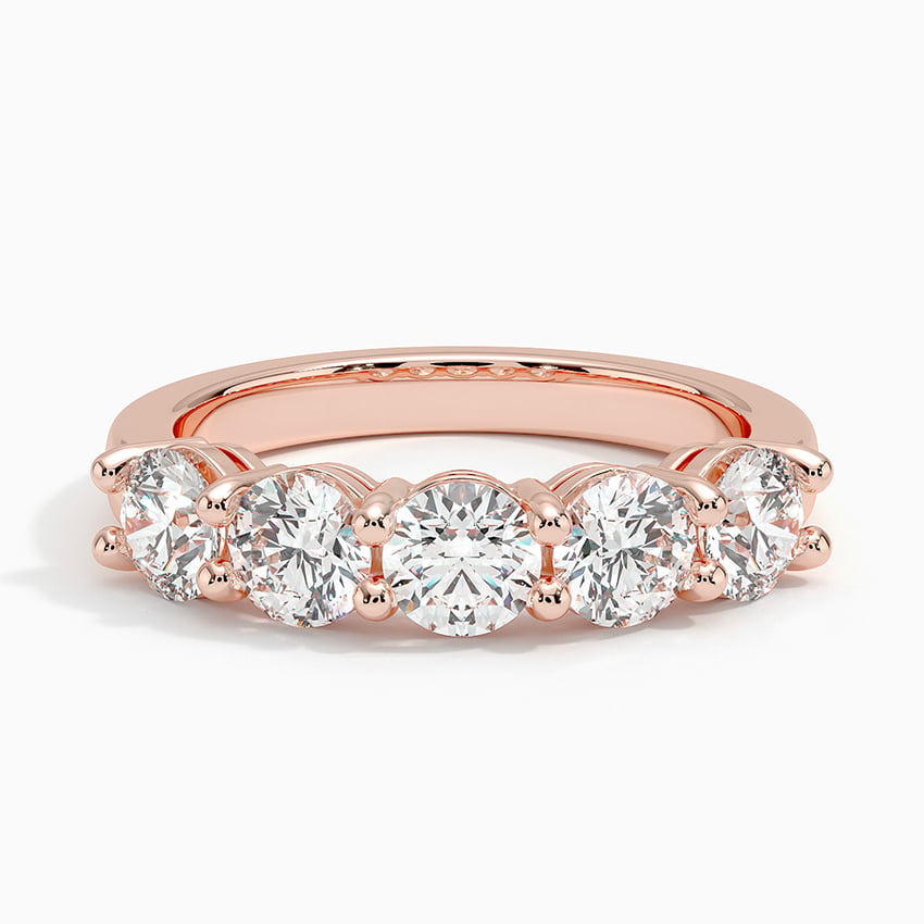 Round Five Stone Lab Diamond Ring (1 1/2 ct. tw.)