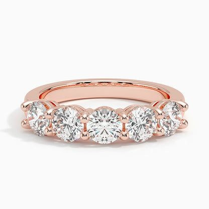 Round Five Stone Lab Diamond Ring (1 1/2 ct. tw.)