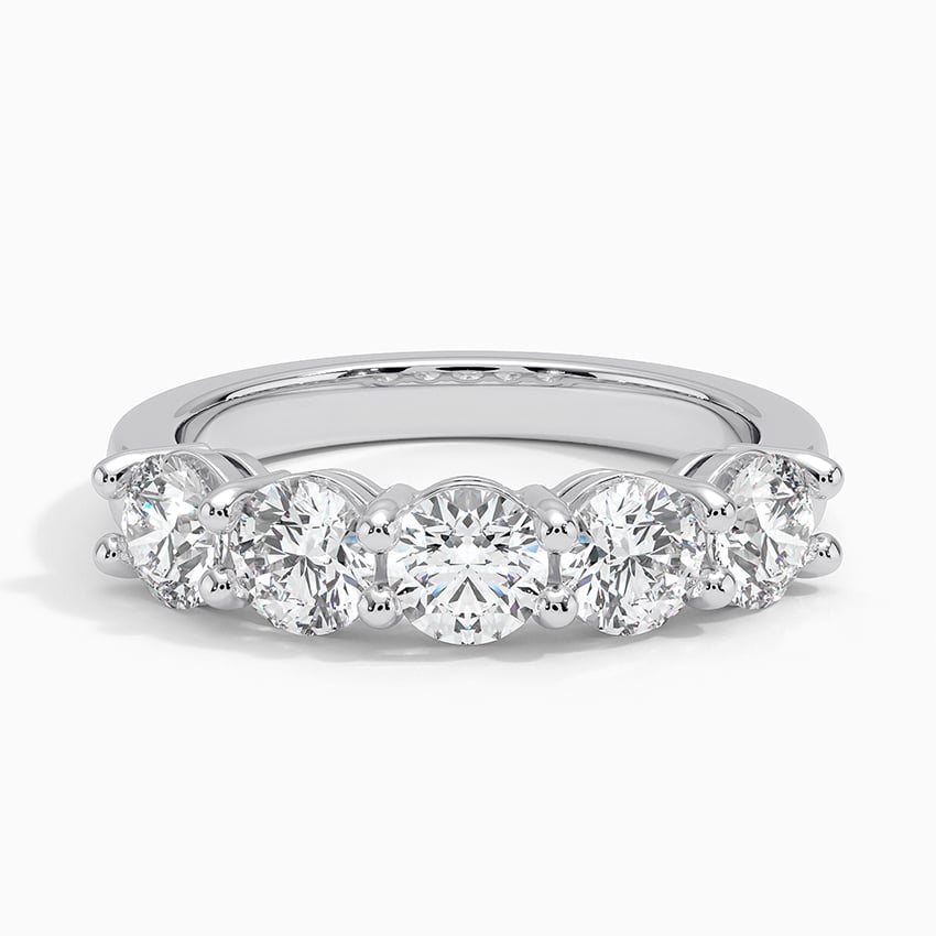 Round Five Stone Lab Diamond Ring (1 1/2 ct. tw.)