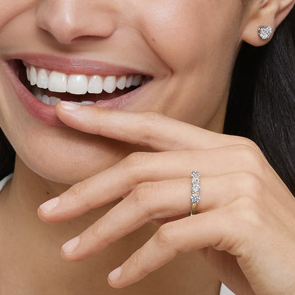 Round Five Stone Lab Diamond Ring (1 1/2 ct. tw.)
