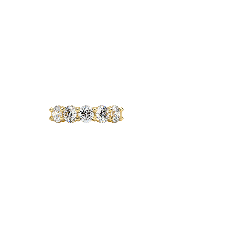 Round Five Stone Lab Diamond Ring (1 1/2 ct. tw.)