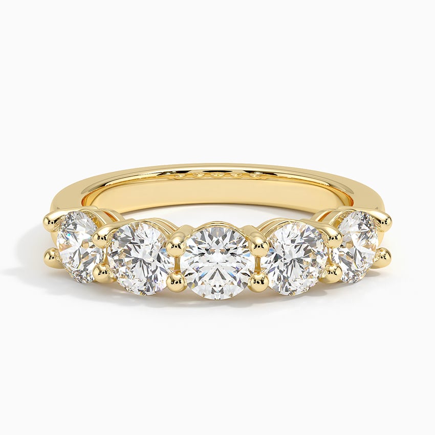 Round Five Stone Lab Diamond Ring (1 1/2 ct. tw.)