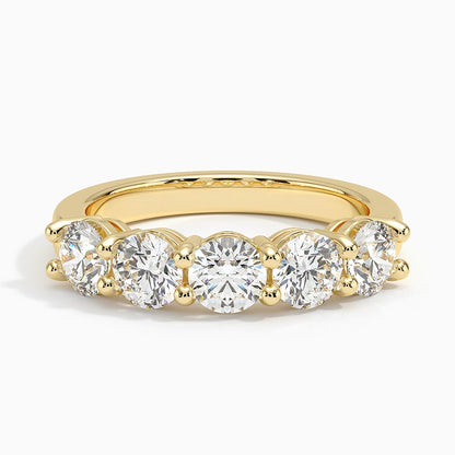 Round Five Stone Lab Diamond Ring (1 1/2 ct. tw.)