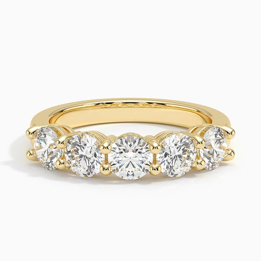 Round Five Stone Lab Diamond Ring (1 1/2 ct. tw.)
