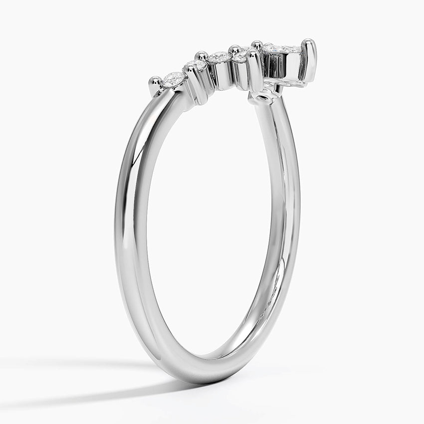 Luxe Nadia Contoured Diamond Ring
