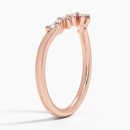 Melody Contoured Diamond Ring (1/8 ct. tw.)