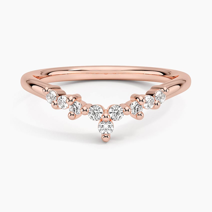 Melody Contoured Diamond Ring (1/8 ct. tw.)