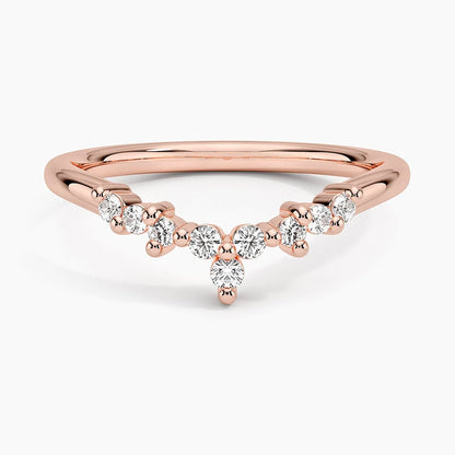 Melody Contoured Diamond Ring (1/8 ct. tw.)