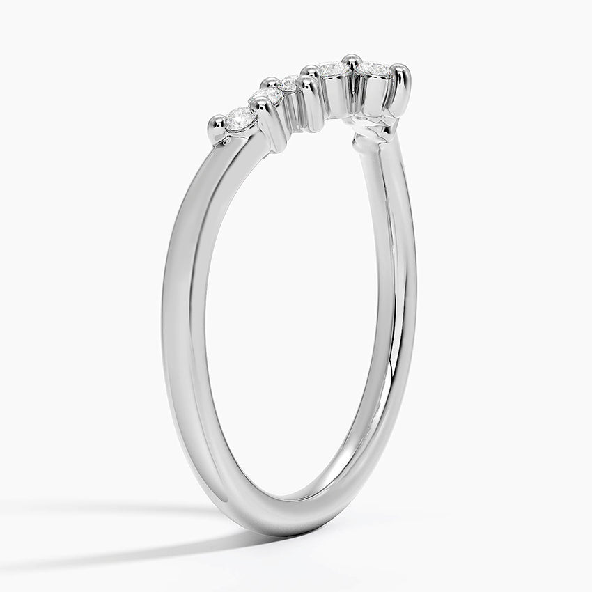 Melody Contoured Diamond Ring (1/8 ct. tw.)