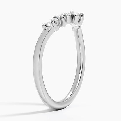 Melody Contoured Diamond Ring (1/8 ct. tw.)