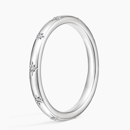 Evening Star Eternity Diamond Ring