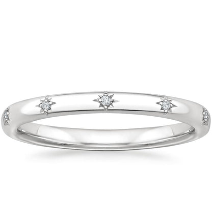 Evening Star Eternity Diamond Ring