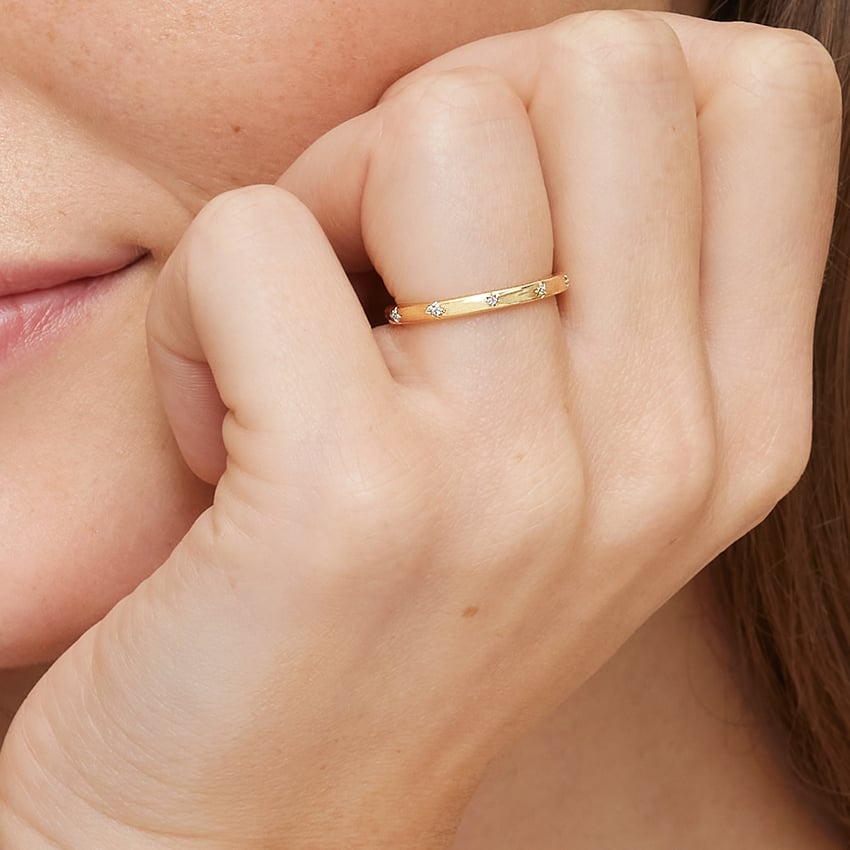 Evening Star Eternity Diamond Ring
