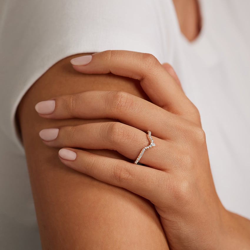 Luxe Lunette Lab Diamond Ring (1/3 ct. tw.)