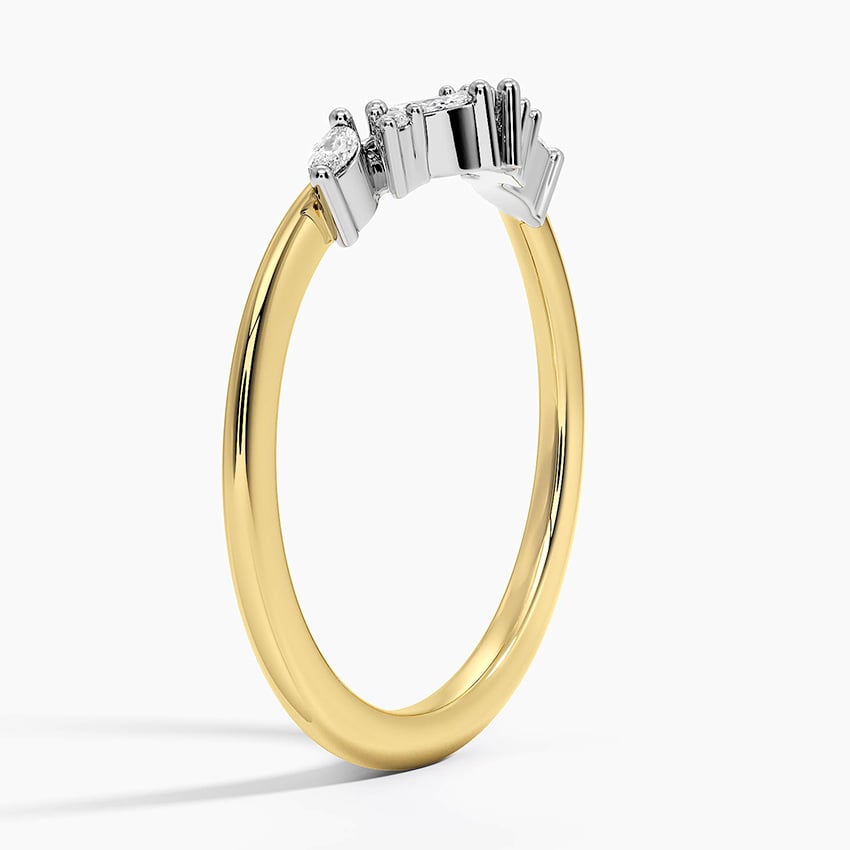 Mixed Metal Yvette Diamond Ring