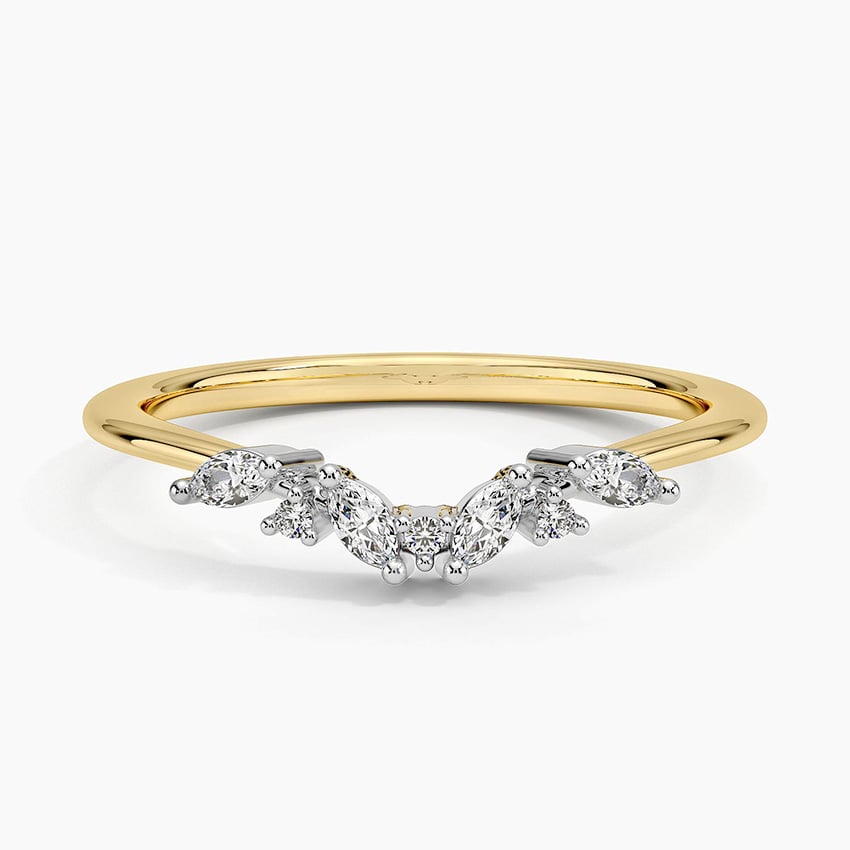 Mixed Metal Yvette Diamond Ring
