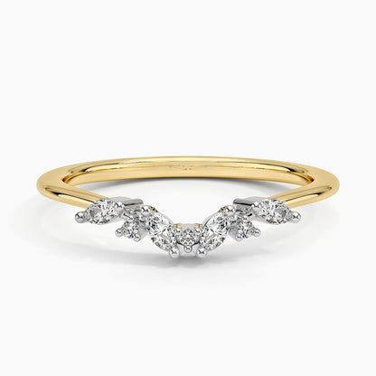 Mixed Metal Yvette Diamond Ring