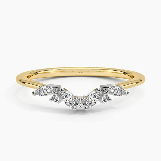 Mixed Metal Yvette Diamond Ring
