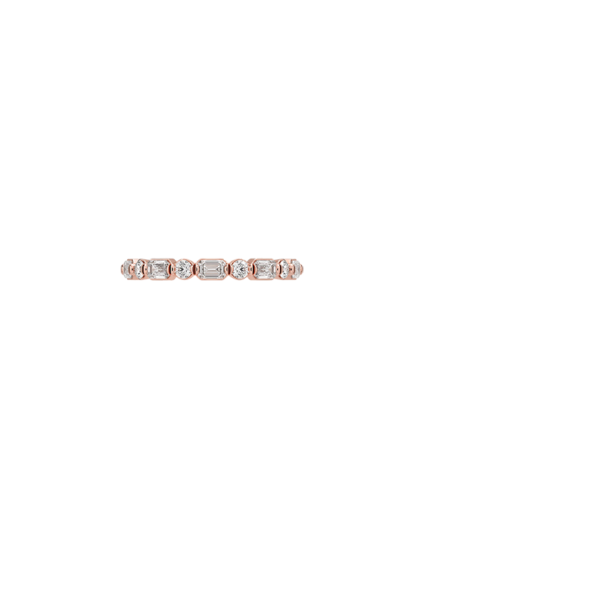 Kensington Emerald Cut and Round Diamond Ring (1/2 ct. tw.)