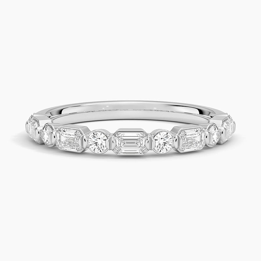 Kensington Emerald Cut and Round Diamond Ring (1/2 ct. tw.)