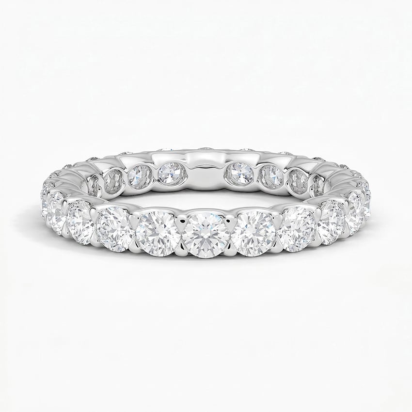 Low Profile Round Eternity Diamond Ring (2 ct. tw.)