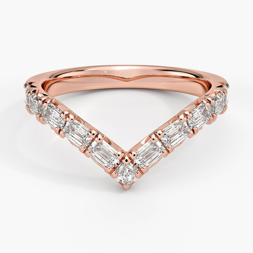 Nathalie Emerald-Cut and Asscher Lab Diamond Contour Ring (2/3 ct. tw.)
