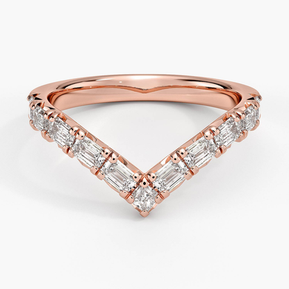 Nathalie Emerald-Cut and Asscher Lab Diamond Contour Ring (2/3 ct. tw.)