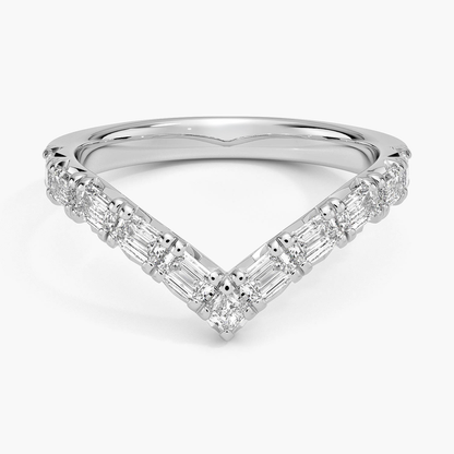 Nathalie Emerald-Cut and Asscher Lab Diamond Contour Ring (2/3 ct. tw.)