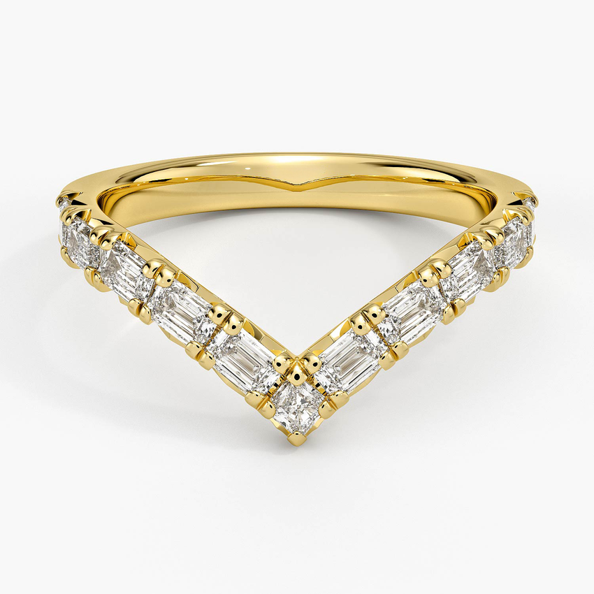 Nathalie Emerald-Cut and Asscher Lab Diamond Contour Ring (2/3 ct. tw.)