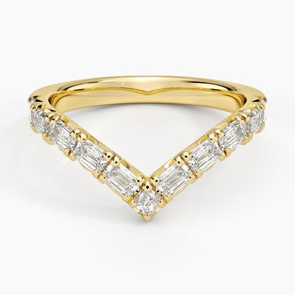 Nathalie Emerald-Cut and Asscher Diamond Contour Ring (2/3 ct. tw.)