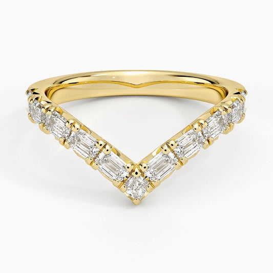Nathalie Emerald-Cut and Asscher Diamond Contour Ring (2/3 ct. tw.)